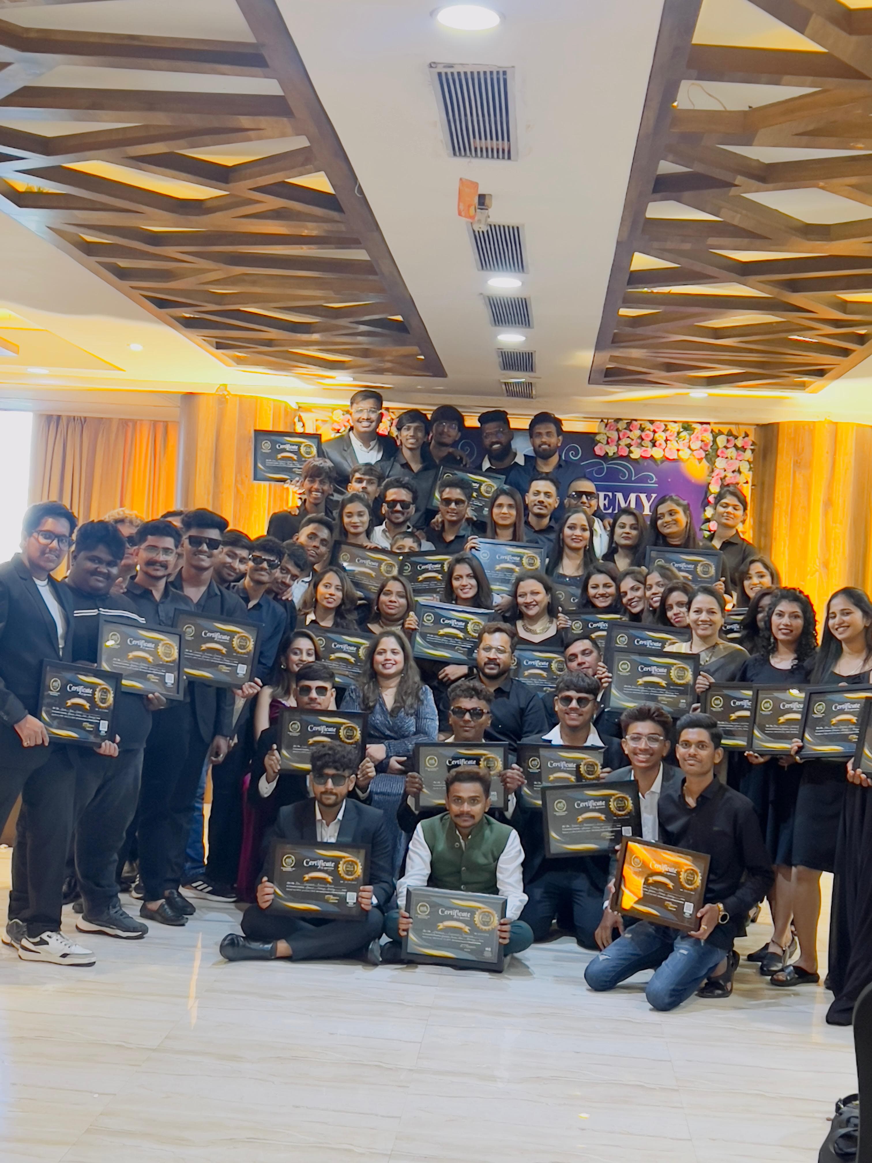 Student Earing Certificates